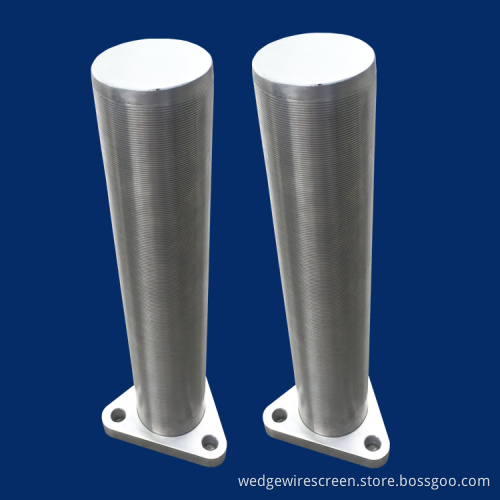 Continuous slot wedge wire cylindrical screen